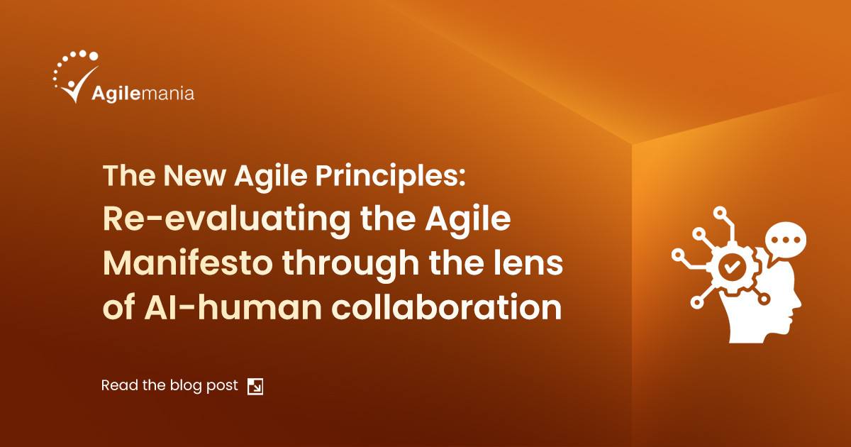 The New Agile Principles: Re-evaluating the Agile Manifesto through the lens of AI-human Collaborati